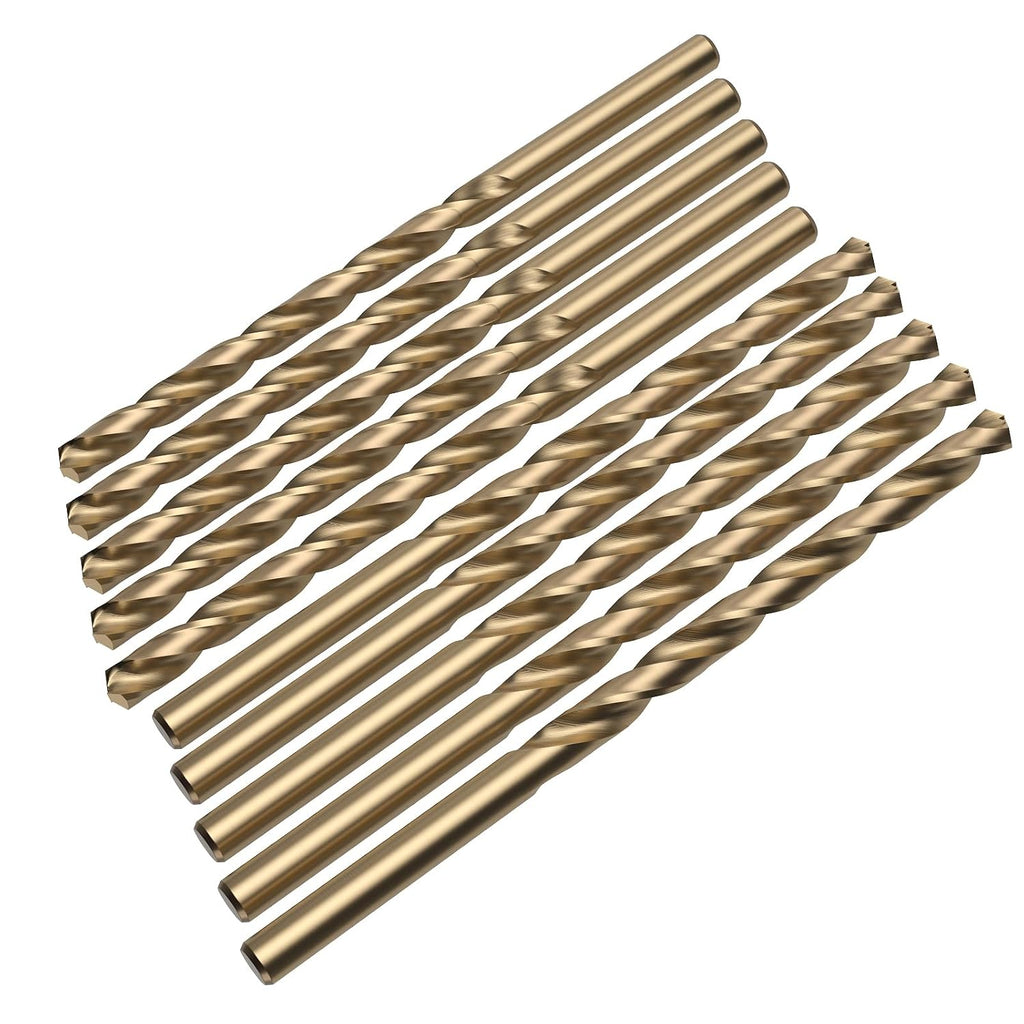 LU&MN M35 Jobber Drill Bits, 5/32", 10 Pcs