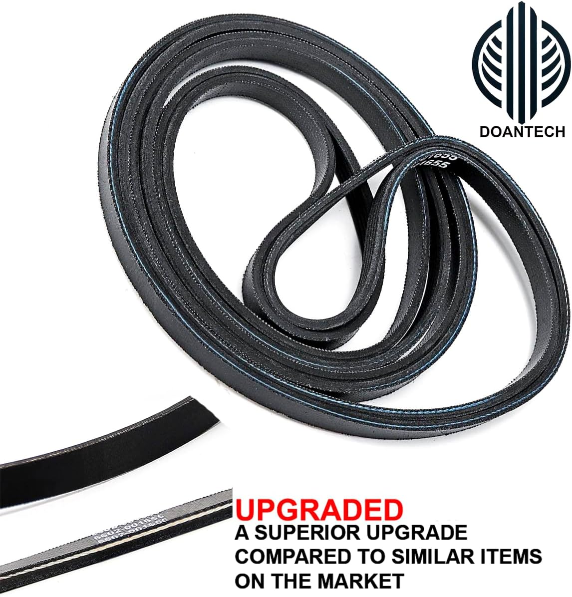 Upgraded Dryer Belt Replacement for Samsung DV45K6500EW/A3 DV45K6500EV/AC DV45K6500EV/A3 DV45K6200GZ/A3 DV45K6200GW/A3 DV45K6200EZ/A3 DV45K6200EW/AC DV45K6200EW/A3 DV45H7200GW/A2 DV45H7200EW/AC