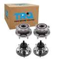 TRQ 2 Piece Wheel Bearing & Hub Assembly Set