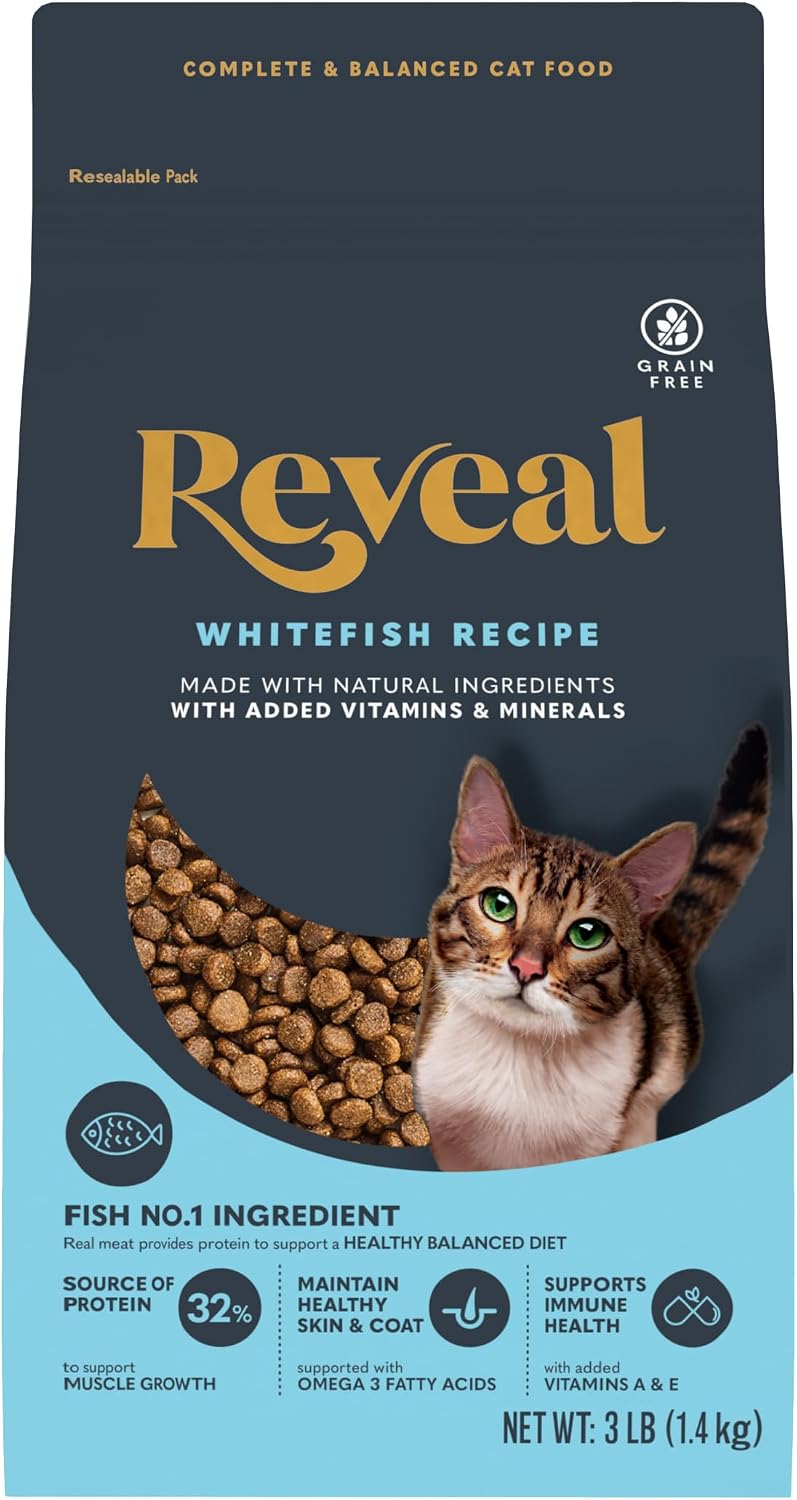 Whitefish Grain Free Complete Dry Cat Food 3 lb Bag