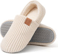Slippers for Women Memory Foam Corduroy Soft Full Slippers House Shoes Womens Fashion Footwear Comfy Trendy Gift