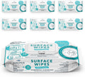 6 Pack Surface Cleaning Wipes Bleach Free, All-Purpose Cleaner for Bathroom, Kitchen, Office, 72 Count Soft Flow