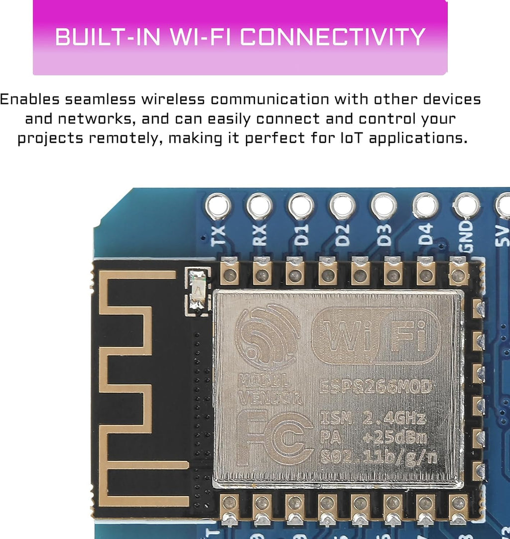 5pcs D1 Mini NodeMcu ESP8266 Module ESP-12F Development Board