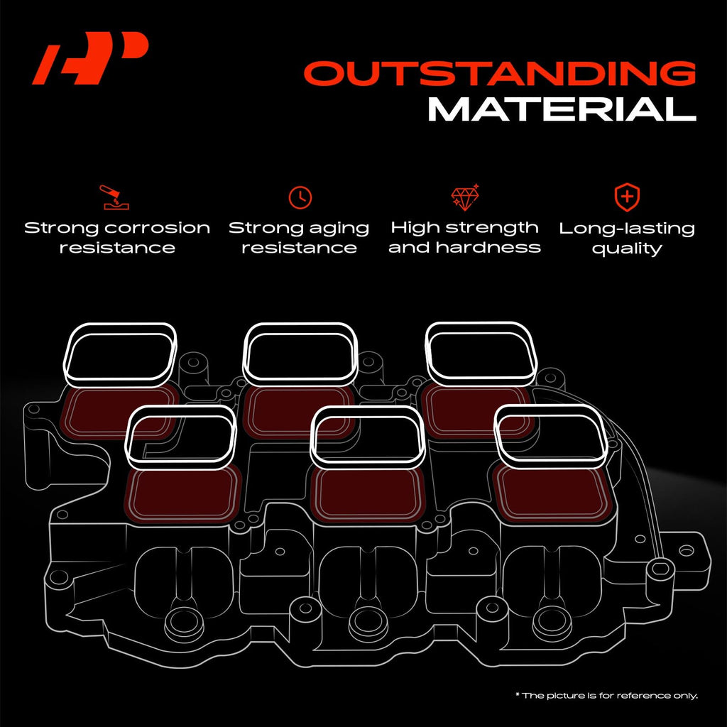 A-Premium Lower Engine Intake Manifold Gasket Set Compatible with Honda