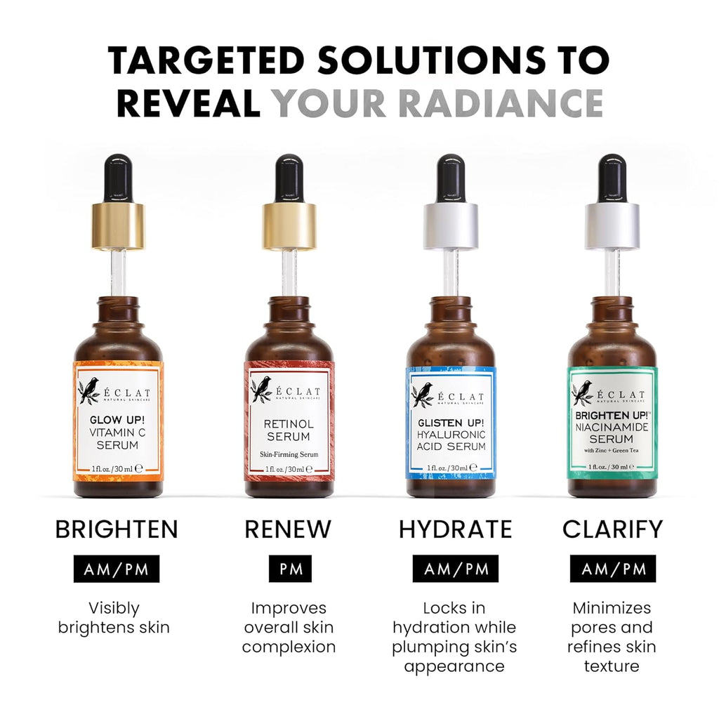 Vitamin C Serum - Skin Care for Dark Spots, Vitamin C Serum for Face with Hyaluronic Acid, Ferulic Acid, & Vit E