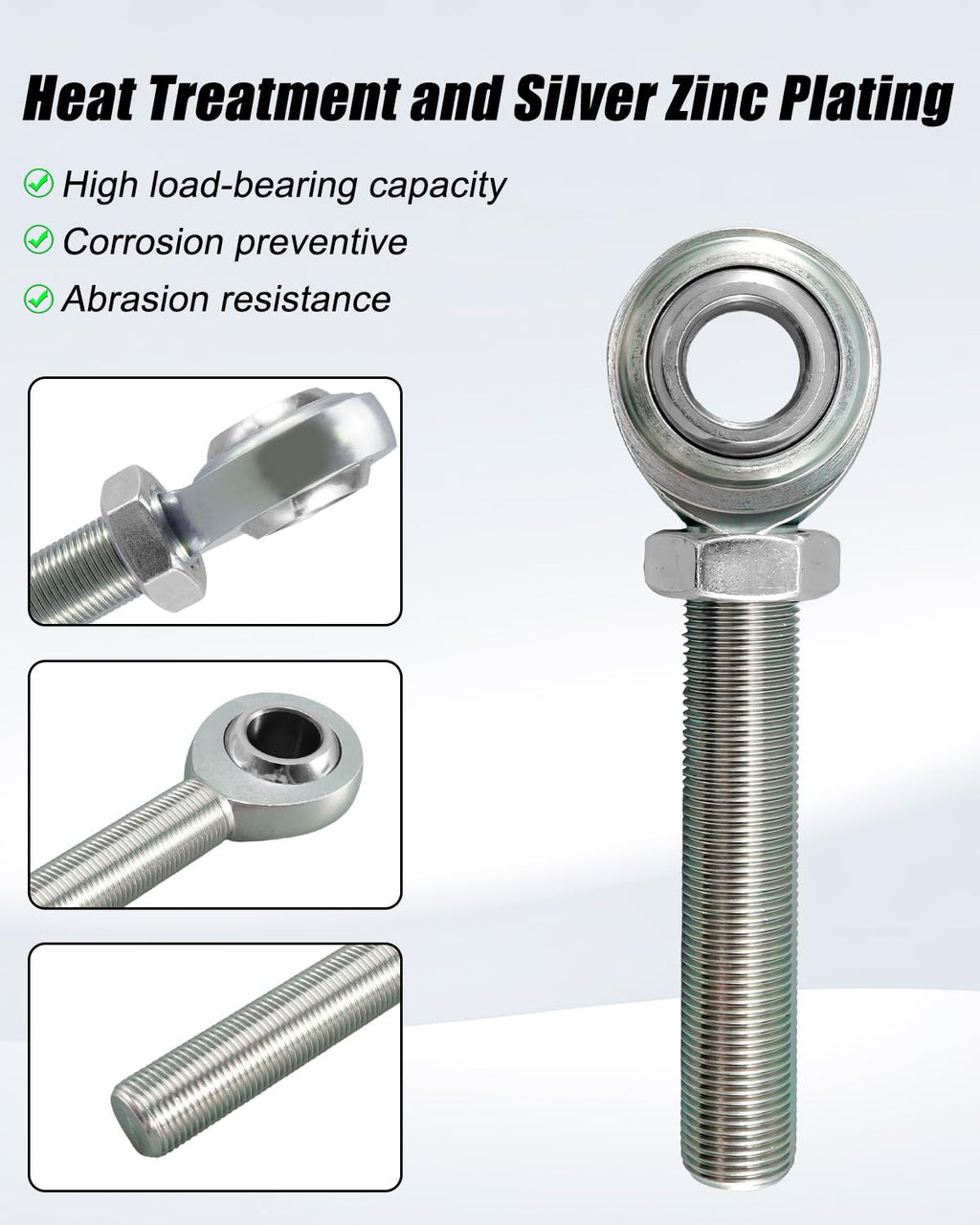 Right Hand 3/4" Heim Joint Rod End w/Jam Nut 3/4" Bore X 4" Long