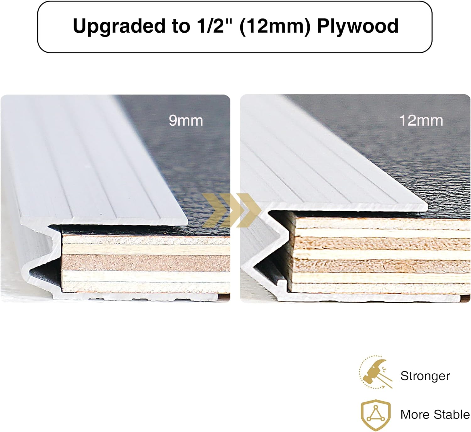 Enhanced 1/2" (12mm) Plywood 12U PA DJ Rack/Road Case with 11U Slant Mixer Top, 20’’ Rackable Depth, DJ Work Table