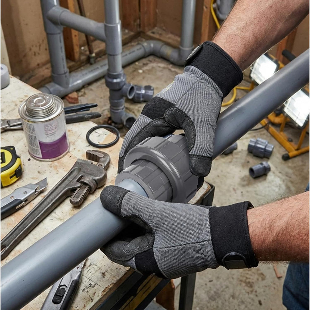 Pangda 4 Pack 1 Inch PVC Union Pipe Compatible with 898 Series