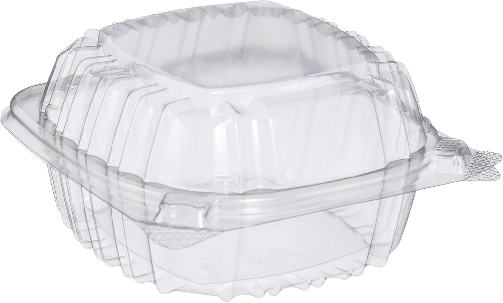C53PST1 OPS 5 in Clear Hinged Container, 5.3 X 5.4 in (Case of 500)