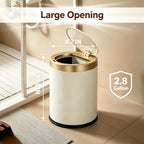 Bathroom Trash Can with Lid, Automatic Motion Sensor Trash Can