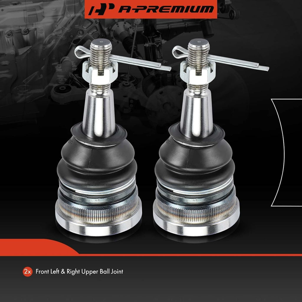 A-Premium Front Upper Ball Joint, Compatible with Chevy & GMC & Cadillac