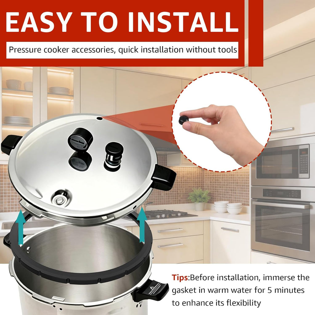 09985 Pressure Canner Sealing Ring Set for Presto 16 18 23 Quart Cooker