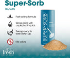 Super-Sorb Liquid Spill Absorbent, Lemon Scent, 720 Oz, 12 Oz Shaker Can