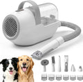 Dog Grooming Vacuum, 6-in-1 Pet Grooming Kit with Nail Grinder