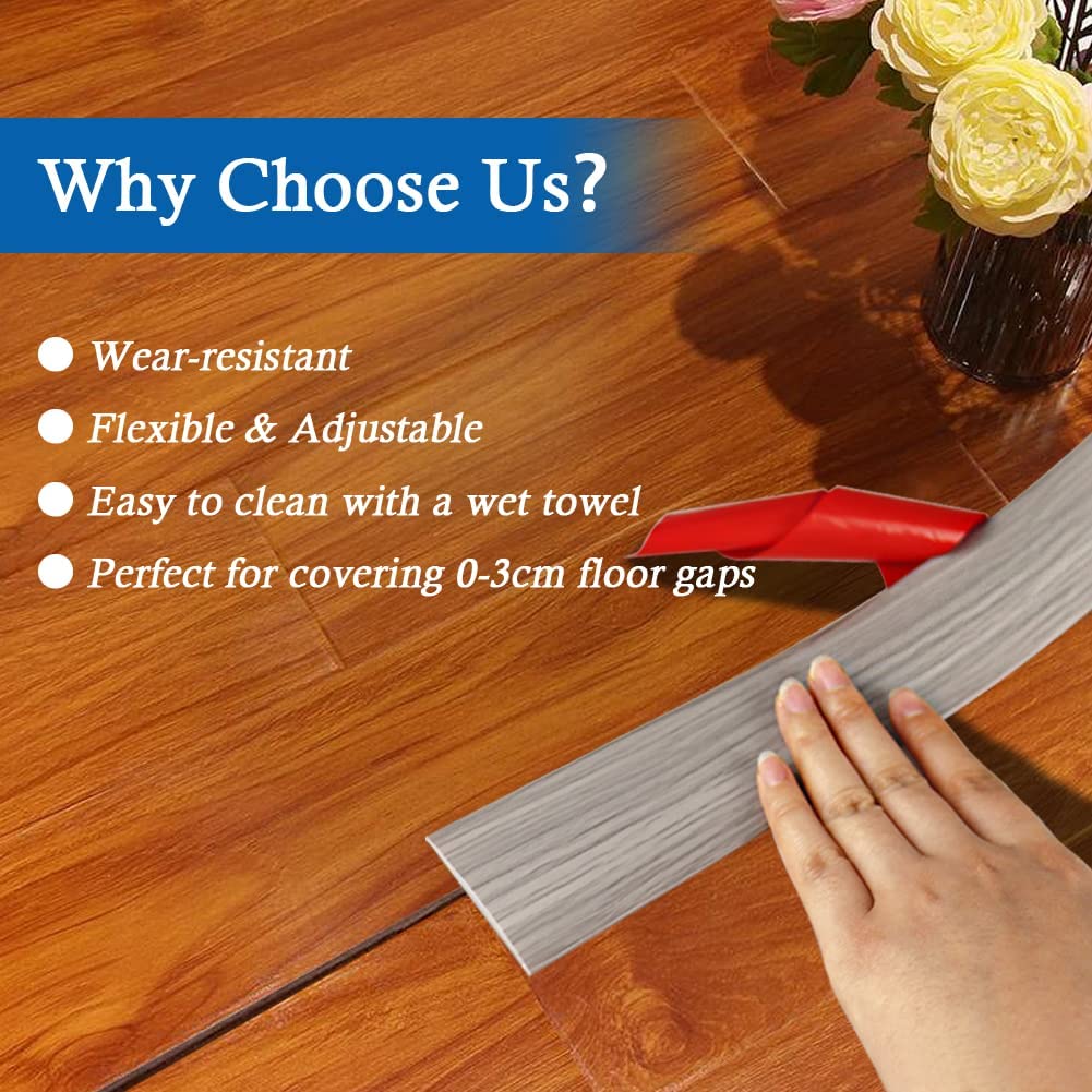 Vinyl Floor Transition Strip Self Adhesive Threshold Strip 3" W
