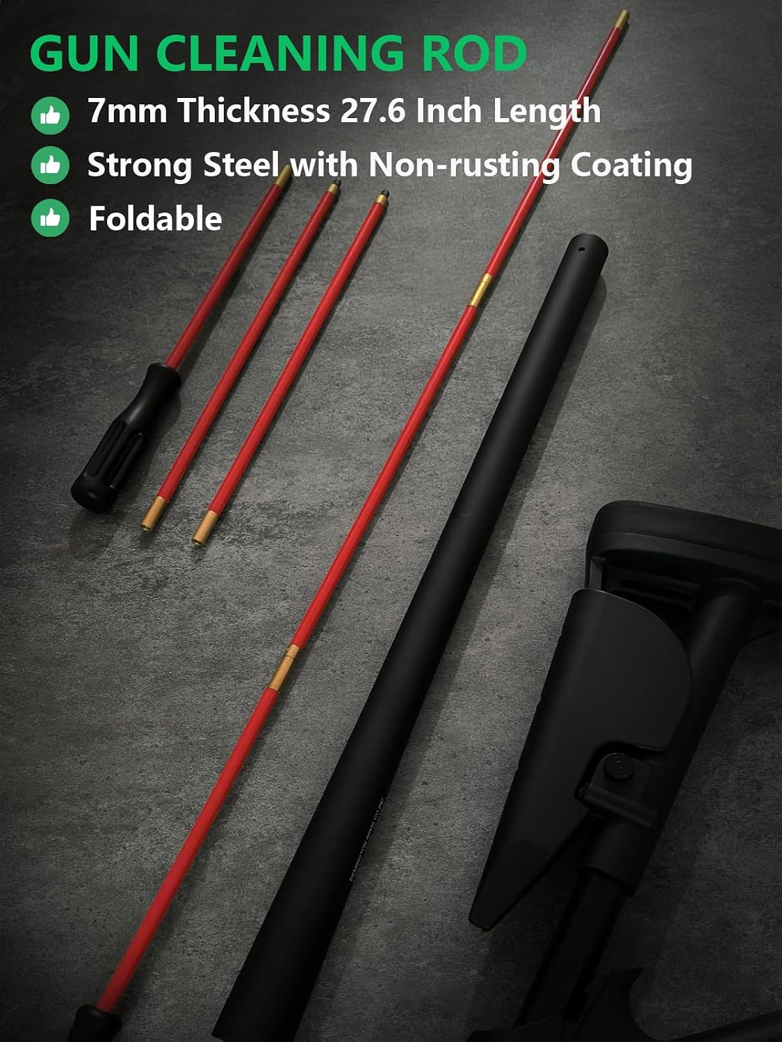 Shotgun Cleaning Kit 12 Gauge Gun Cleaning Kit 12 GA for Shotguns with 12 Gauge Gun Snake, Gun Cleaning Brushes