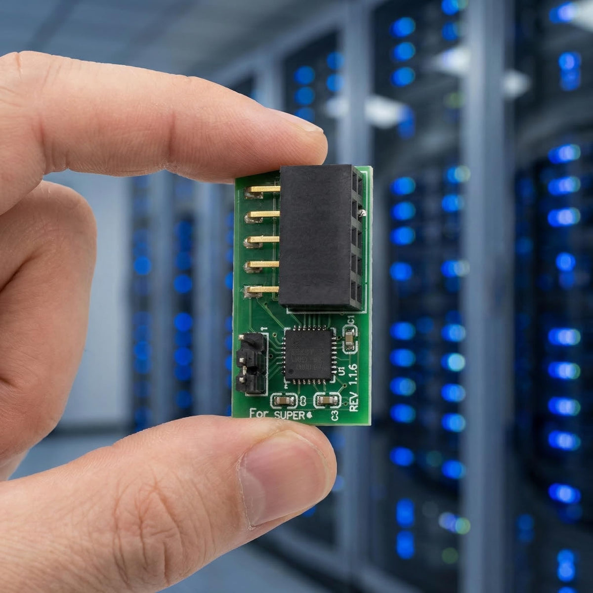 EAJONC TPM 2.0 Module for Supermicro, 10-Pin SPI Interface