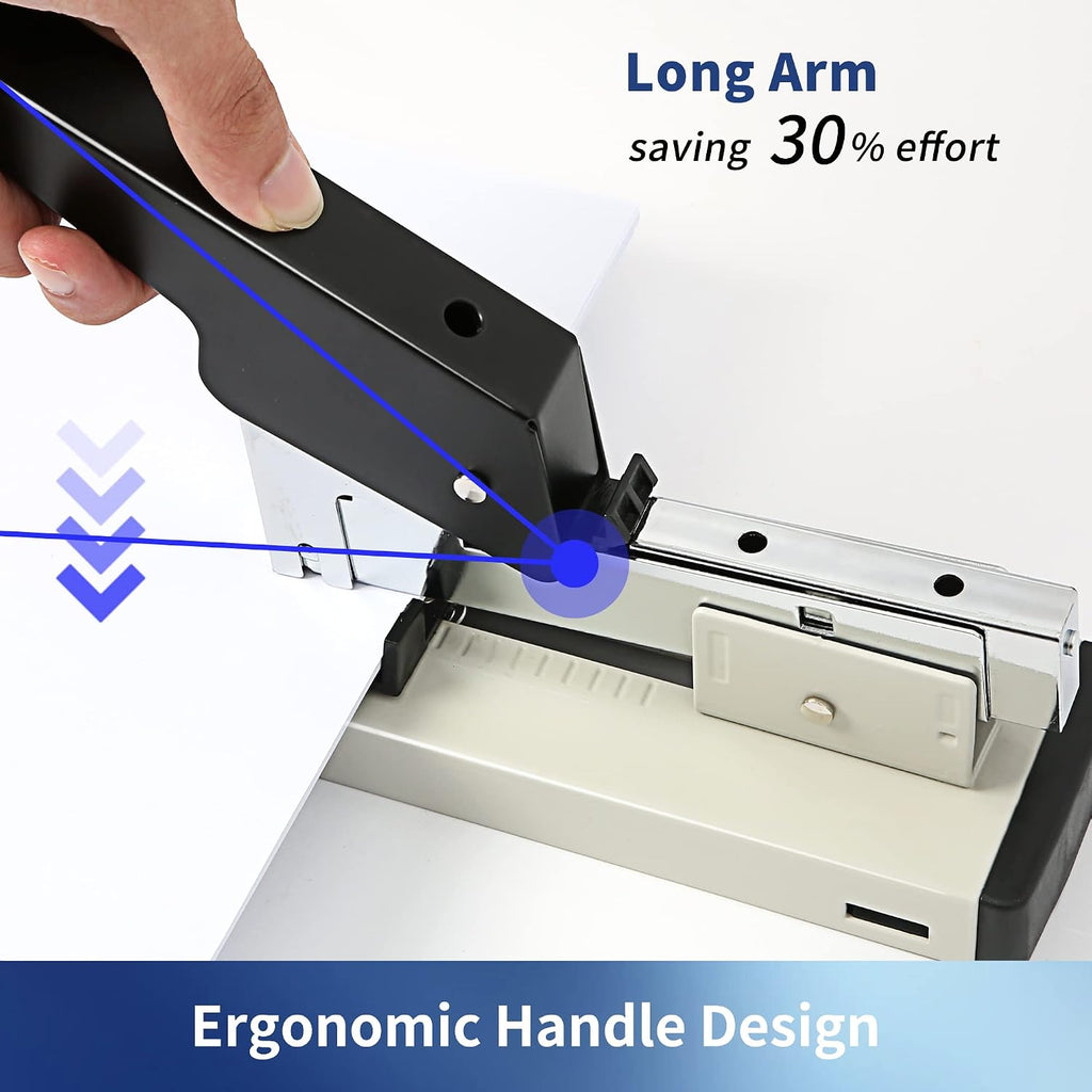 Stapler Heavy Duty 100 Sheets - Effortless,staplers for Desk,Capacity