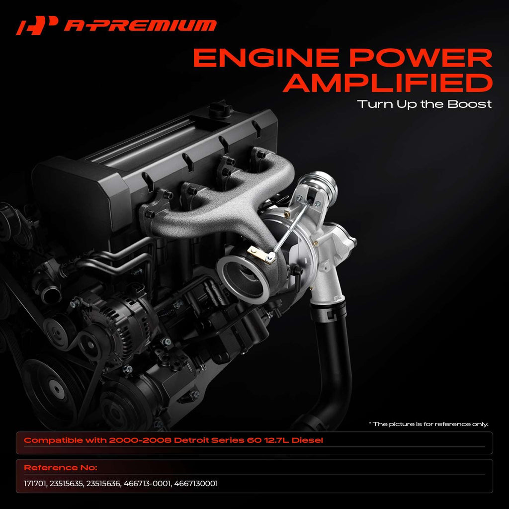 A-Premium Complete Turbo Turbocharger Kit with Gasket