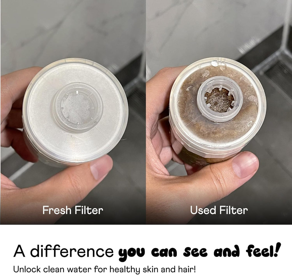 Handheld Showerhead, High Performance Filtration, Moonlight | Healthier Hair and Skin - DIY Installation - Renter