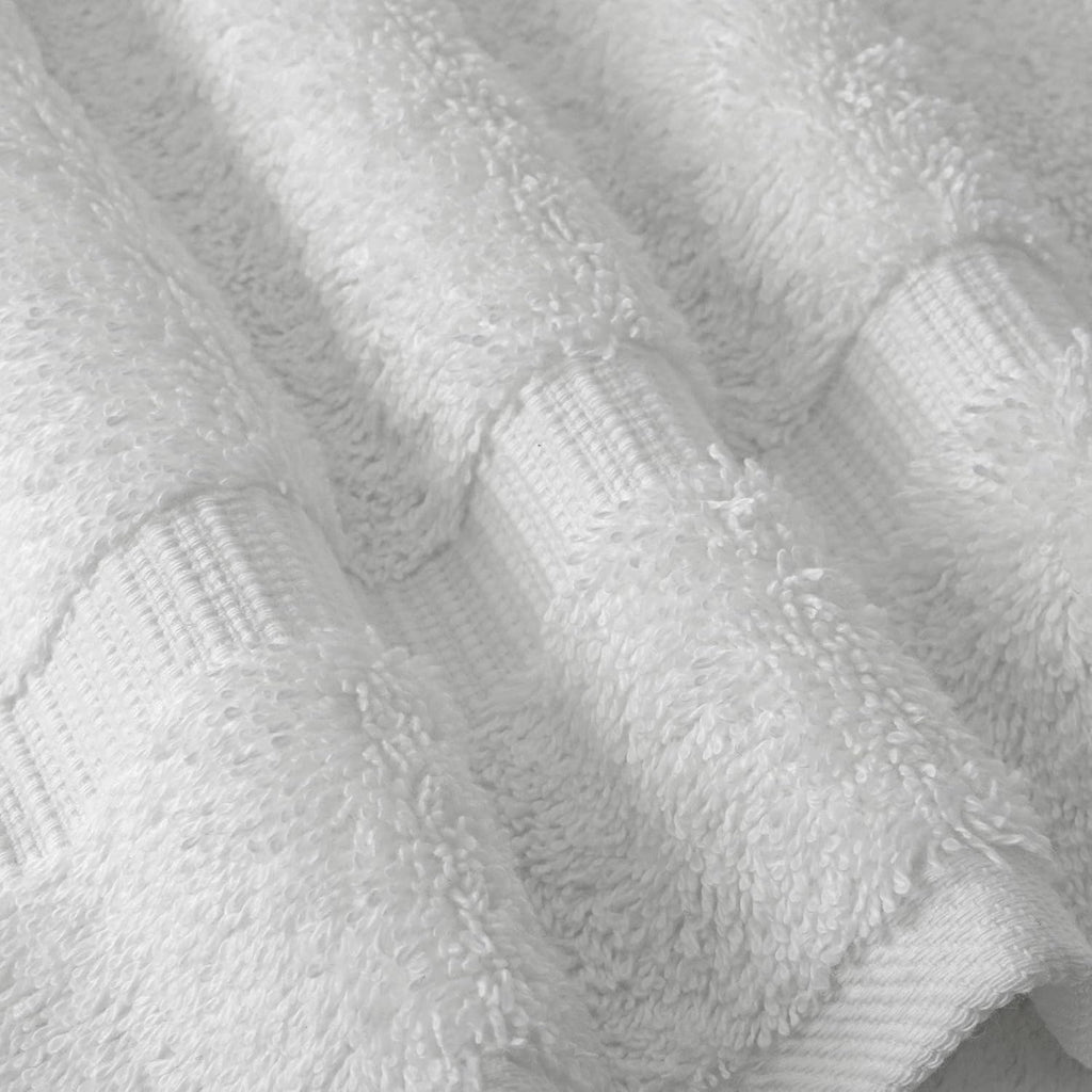 Hotel & Spa Quality 100% Cotton Premium Turkish Towels | Soft & Absorbent (12-Piece Washcloths, White)