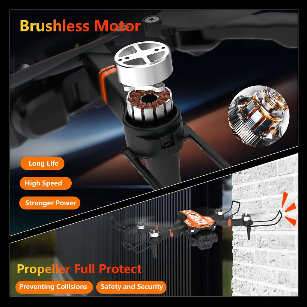 GPS Drone with Camera for Adults Professional, Auto Return Follow Me FPV Video Drones with Brushless Motor, Circle