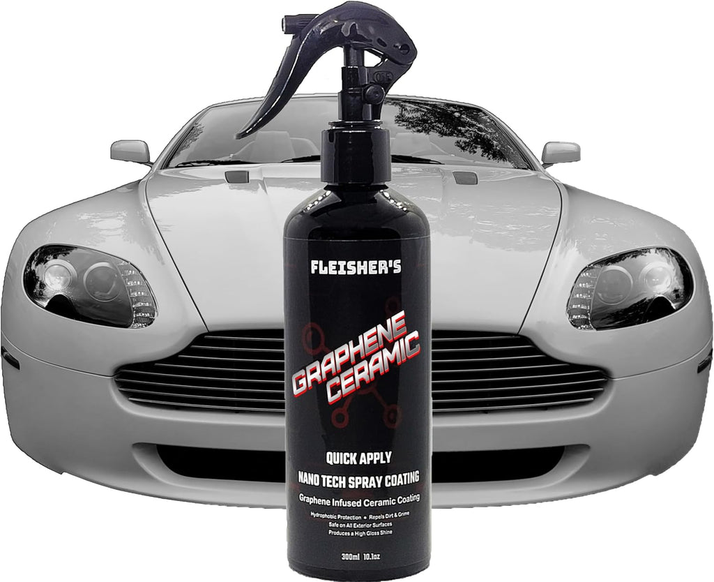 FLEISHERS Graphene Ceramic Spray Coating, Incredible Shine and Protection for Car Paint, Extreme Water Beading, Safe