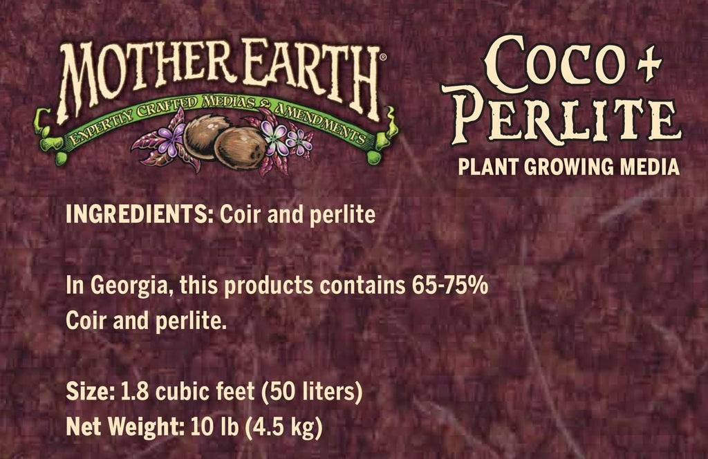 Mother Earth Coco + Perlite Mix, Growing Media for Indoor and Outdoor Container Gardening, 1.8 cu. ft.