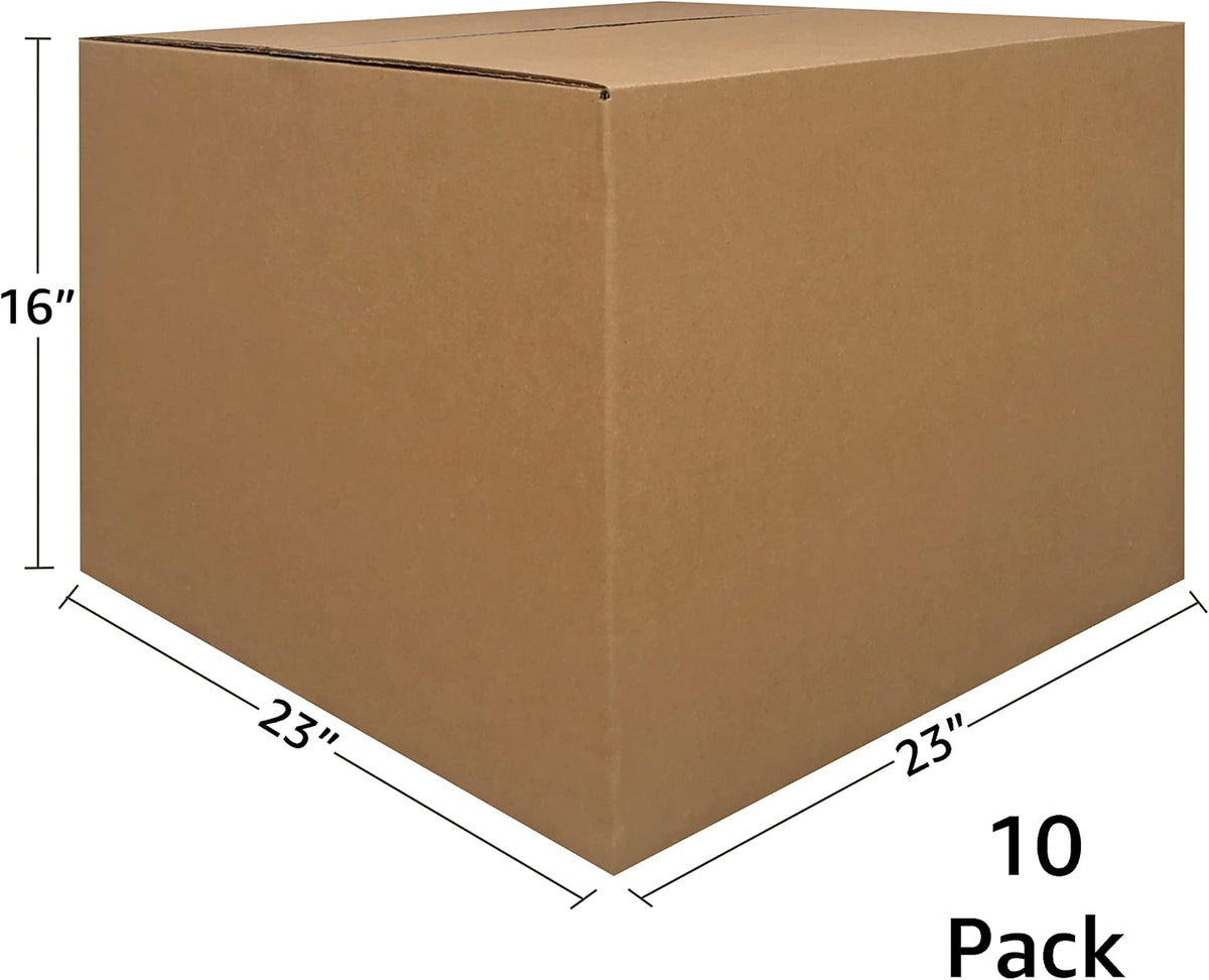 Extra Large Moving Boxes 23" x 23" x 16" (Pack of 10)