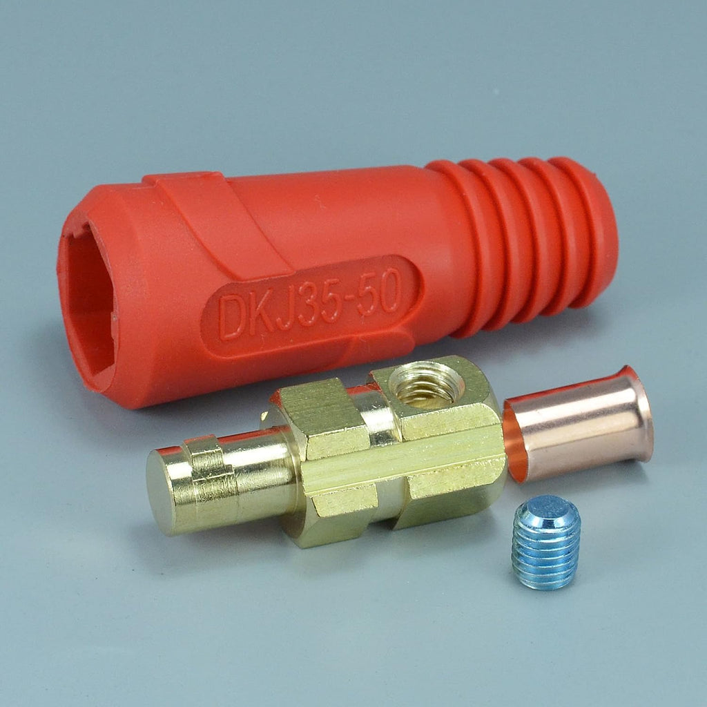 RIVERWELD TIG Welding Cable Panel Connector Plug DKJ35-50 315A 2pcs