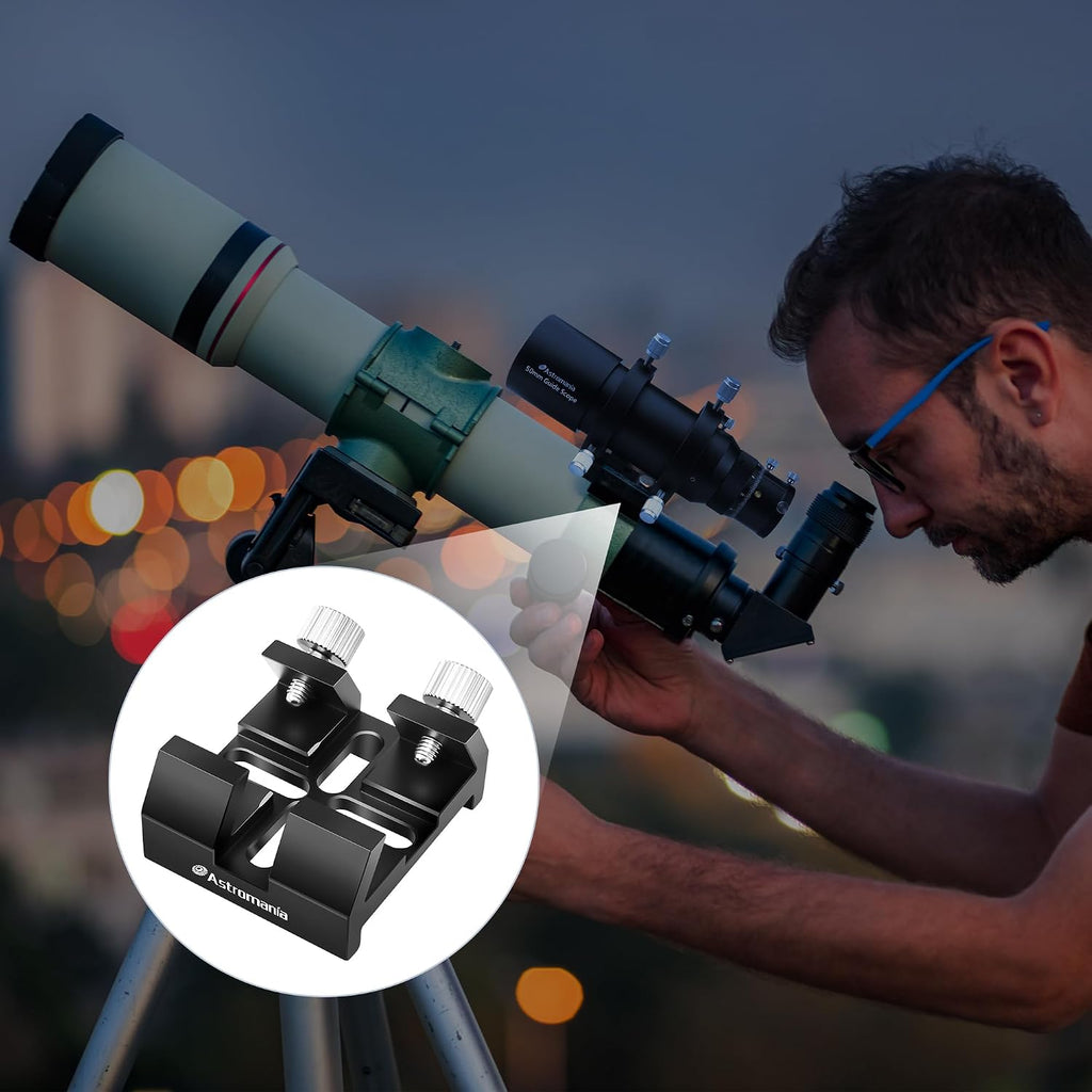 Finder Scope Mount Universal Dovetail Base for Optical Telescope | Telescope Dovetail Finder Base, Fit Optical
