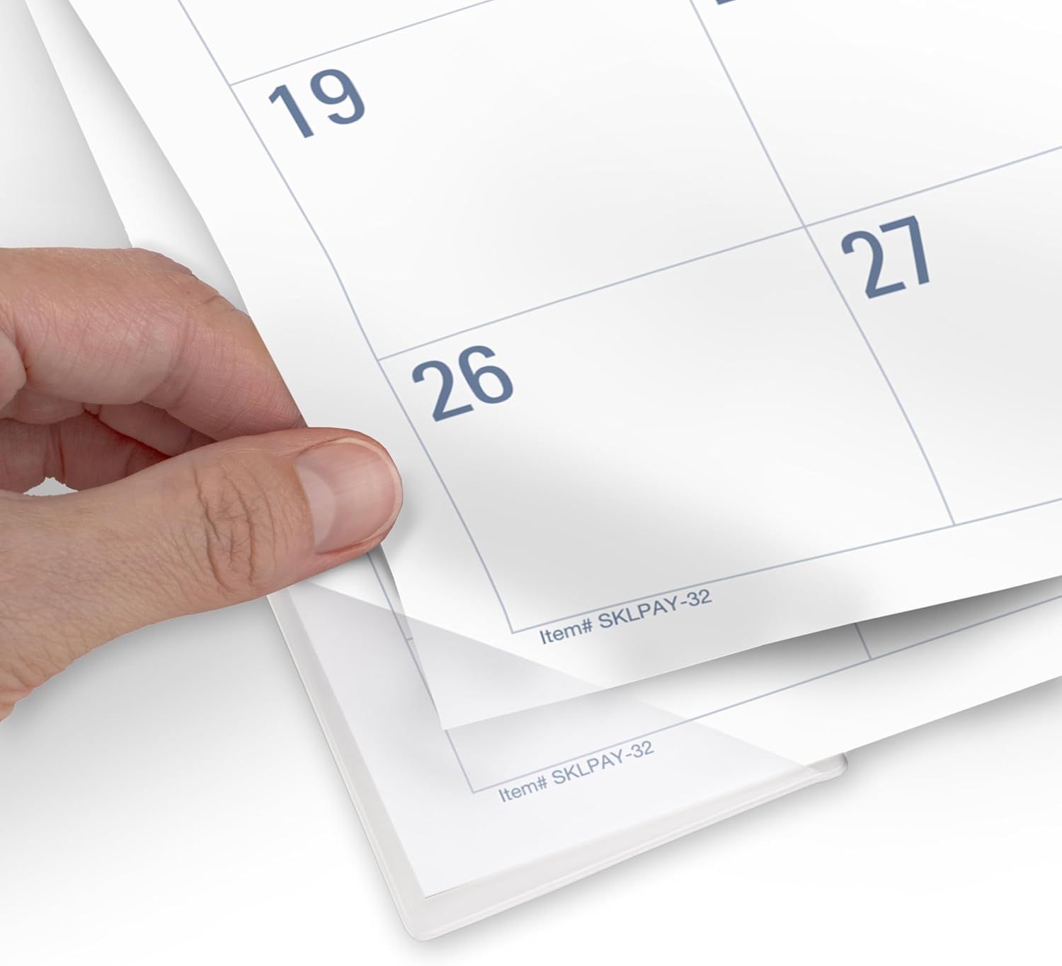 Desk Calendar 2026-2027 Planning Pad, Academic 12-Month July-June, Monthly, 21-3/4" x 17" Standard, Easy-to-Read
