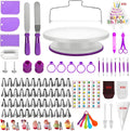 Cake Decorating Kit, 340 Pcs Baking Tools (Purple)