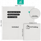 Napkins Everyday Bulk, 1000 Count, 1-Ply, White, 6.5 x 6.5 in