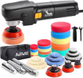 Mini Buffer Polisher, Car Polisher Waxer, 600W Rotary Polisher Machine with 33Pcs Polishing Kit, with 1" /2" /3" Base