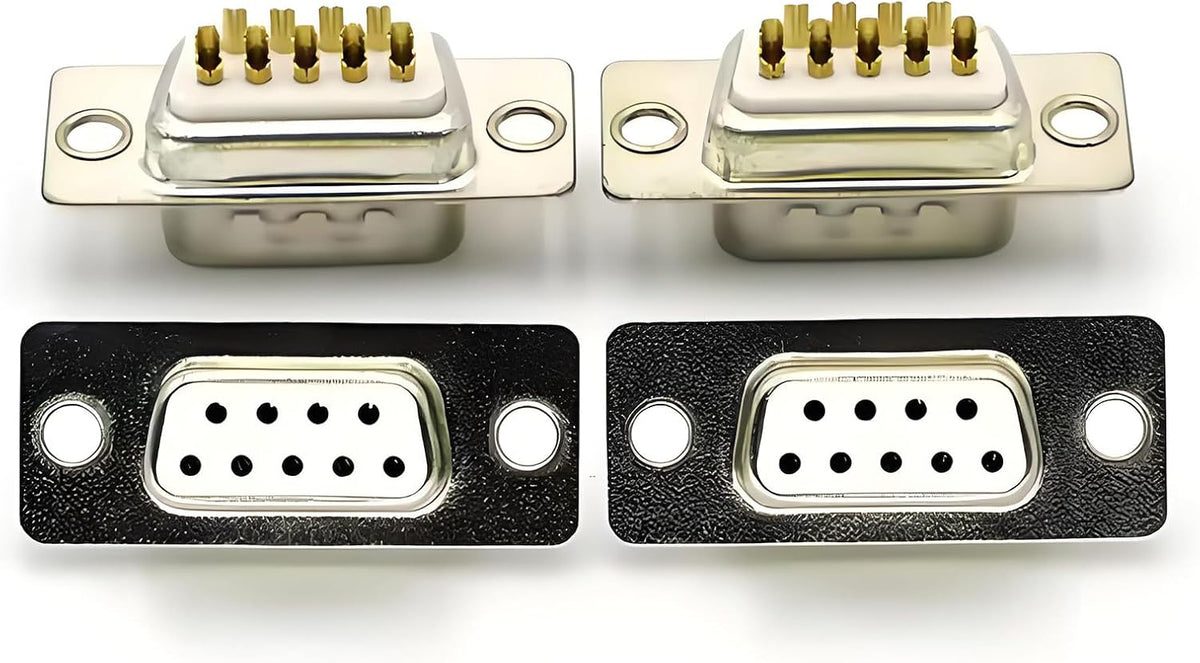 20Pcs DB9 Female RS232 D-sub Serial Solder Connector