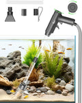 Aquarium Gravel Cleaner, 4-in-1 Upgrade Suction Power Manual Fish Tank Gravel Vacuum Cleaner Tools for Aquarium Water