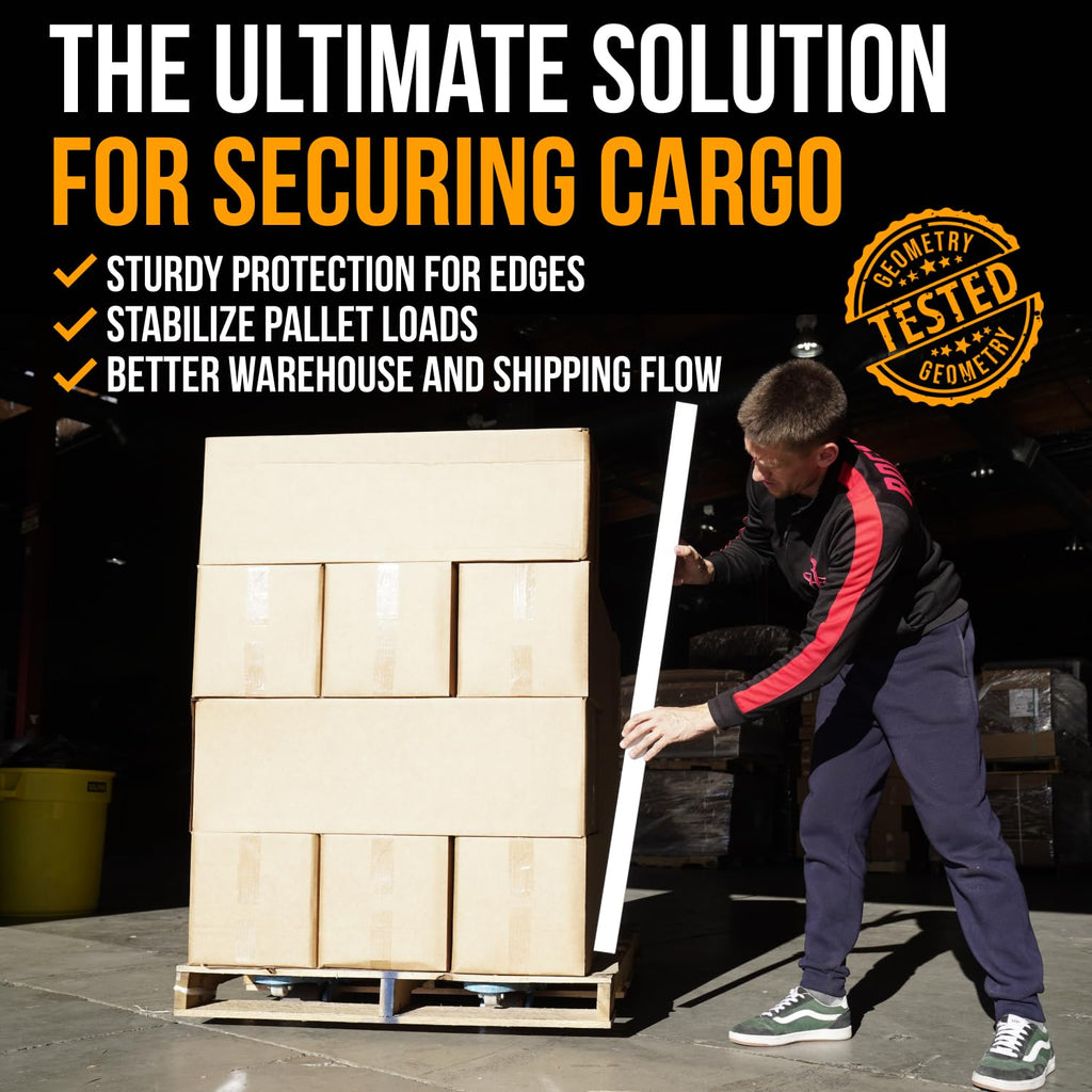 36" x 2" x 2" Reinforced Cardboard Edge Protectors, Pack of 100