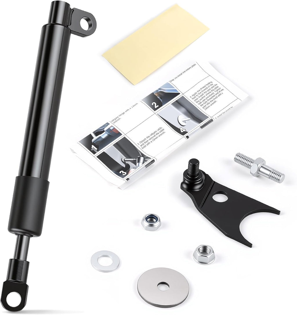 LivTee Tailgate Assist Shock Kit, Slow-Down Tailgate Damper Compatible with Chevy Silverado & GMC Sierra 1500 2500 3500 1999-2006 & Classic 1500 2007, Pickup Truck Accessories