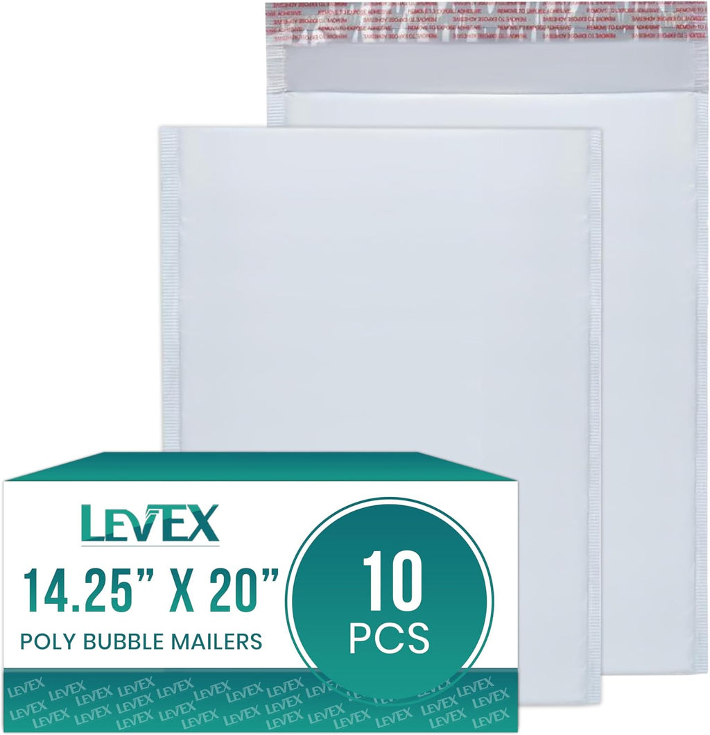#7 14.25" x 20" [10 Pack) Poly Bubble Mailers, Padded Envelope Mailers, Packing Envelope & Mailing Bags for Shipping