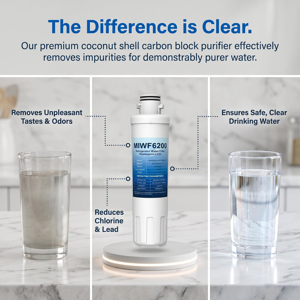 NS-WF26SS0-1 Water Filter Compatible with Insignia NSRSS26SS0 NS-RSS26WH0 (2 Pack)