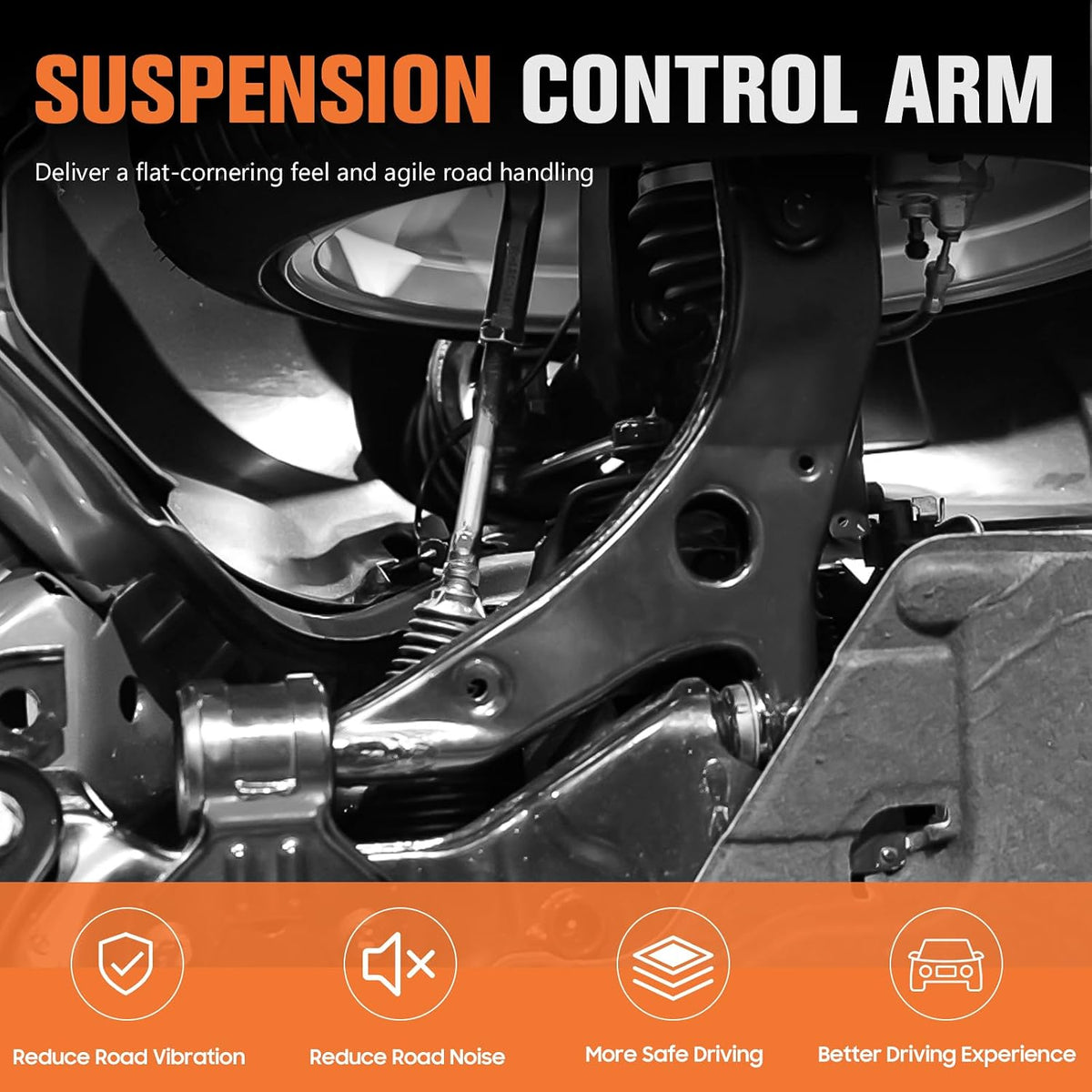 Front Upper Suspension Control Arms Fit for Dodge Durango 2011-2015, Fit for Jeep Grand Cherokee 2011-2015, Driver & Passenger Side