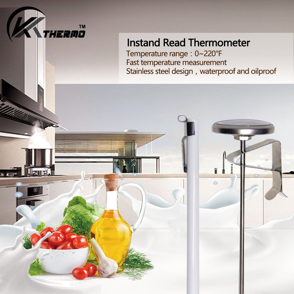 Instand Read 2-Inch Dial Thermometer,Best for The Coffee Drinks,Chocolate Milk Foam