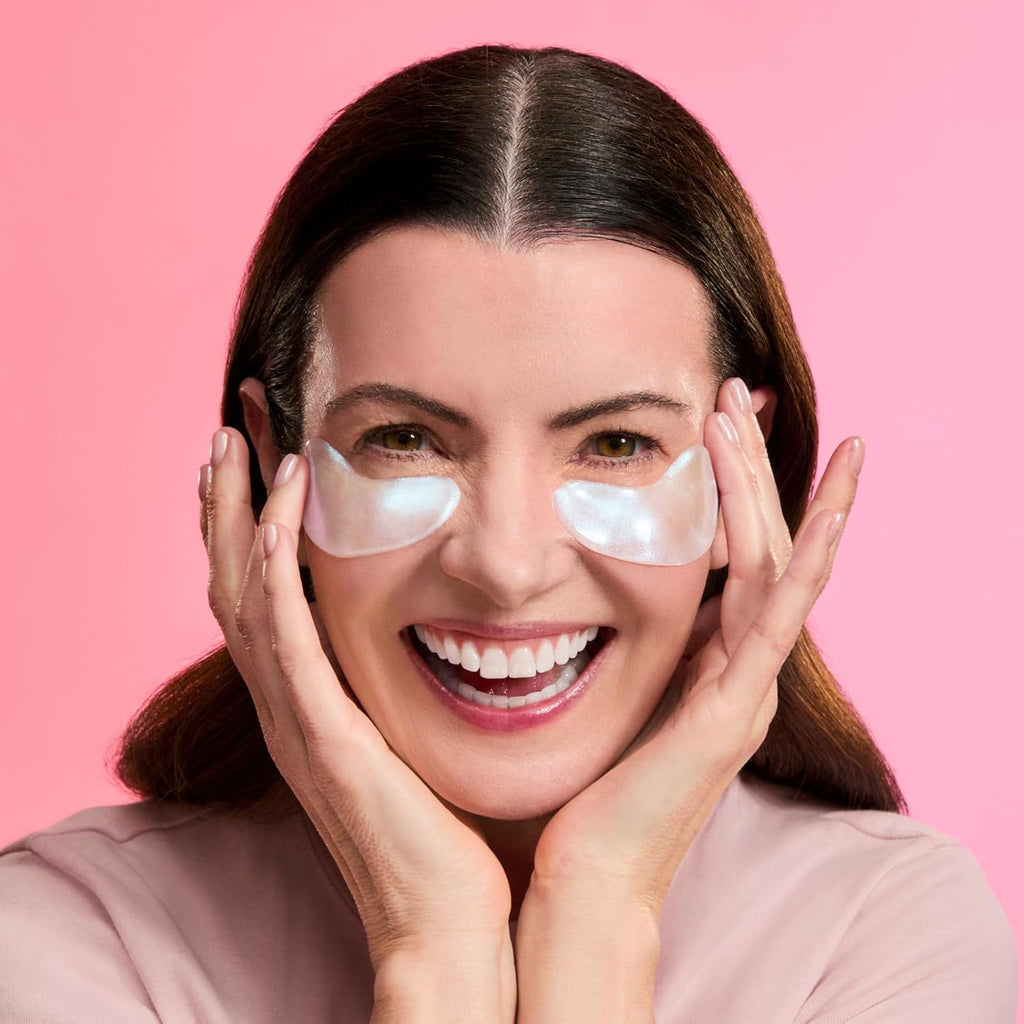 Peptide Under Eye Patches with Niacinamide & Rice Extract | Firming Eye Masks for Dark Circles and Puffiness - Small