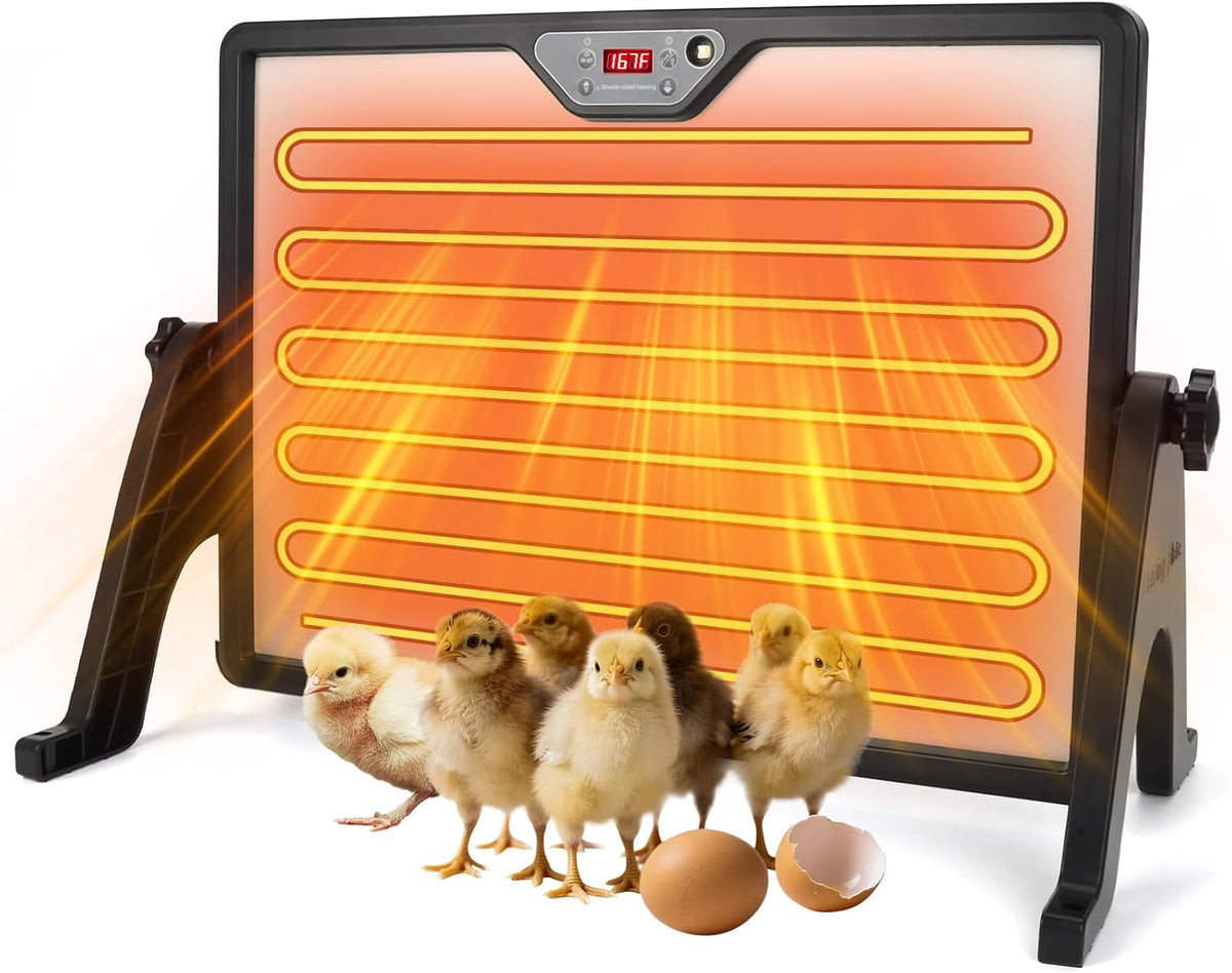 Smart 180W Chicken Coop Heater with Remote Control – Low Energy Consumption, Dual-Mode Heating for Winter Poultry &