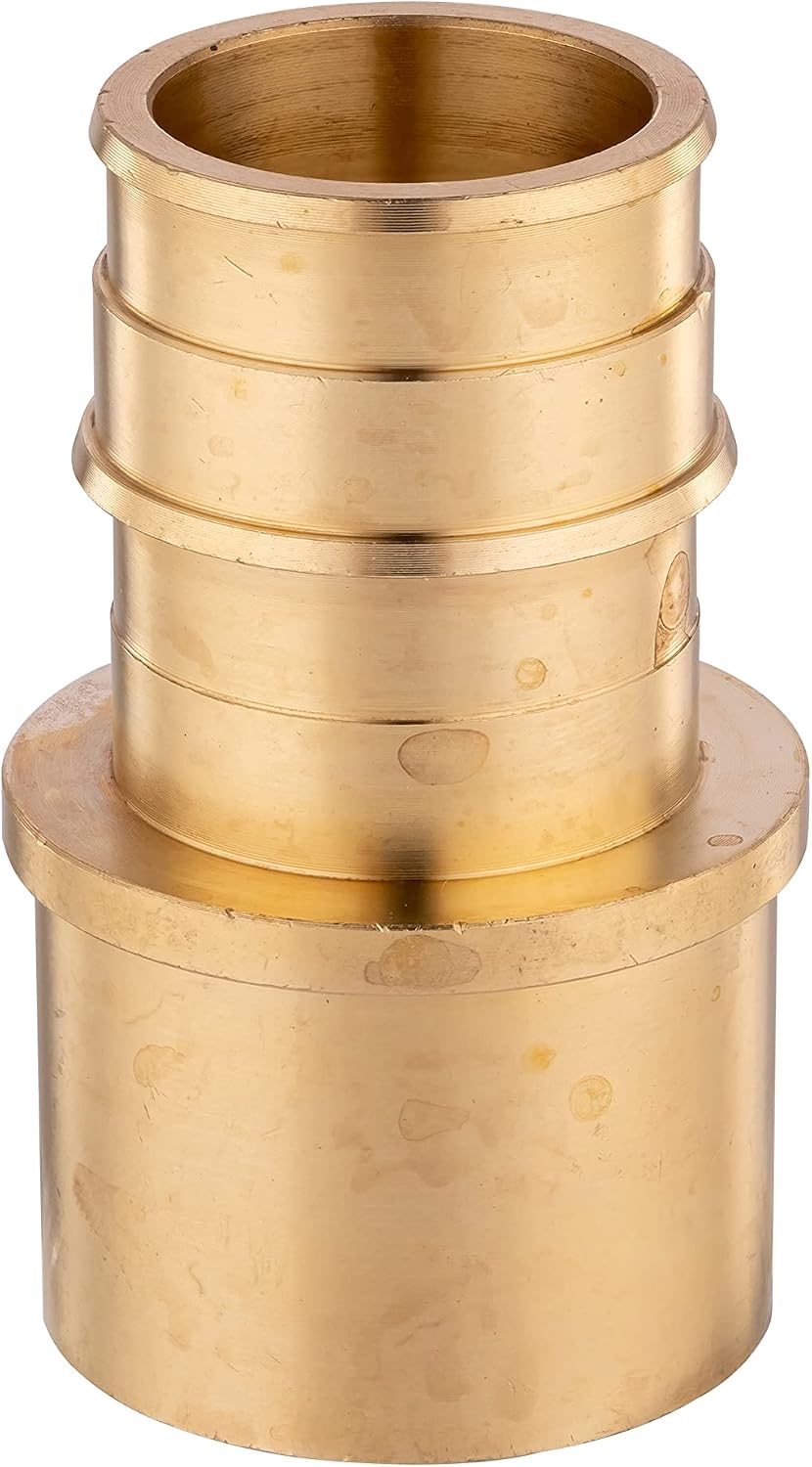 2Pcs EFIELD Pex A Expansion 3/4" x 1" Male Sweat Adapter(PEX1960070-2)