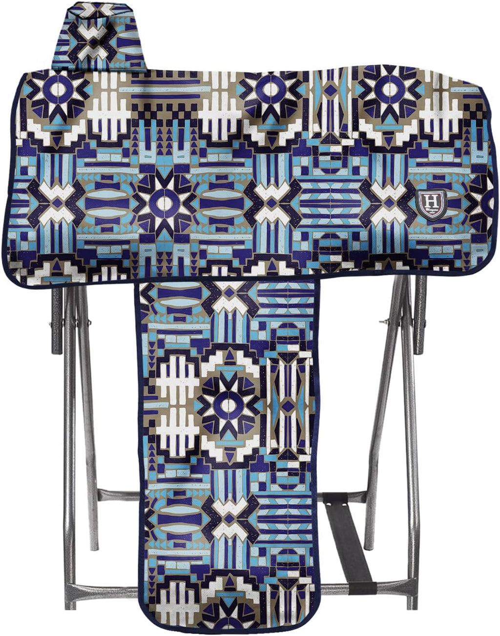 Western Saddle Cover, Cover for Saddle Fenders, w/Print