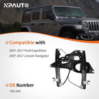 Front Right Power Window Regulator with Panel Without Motor for Expedition