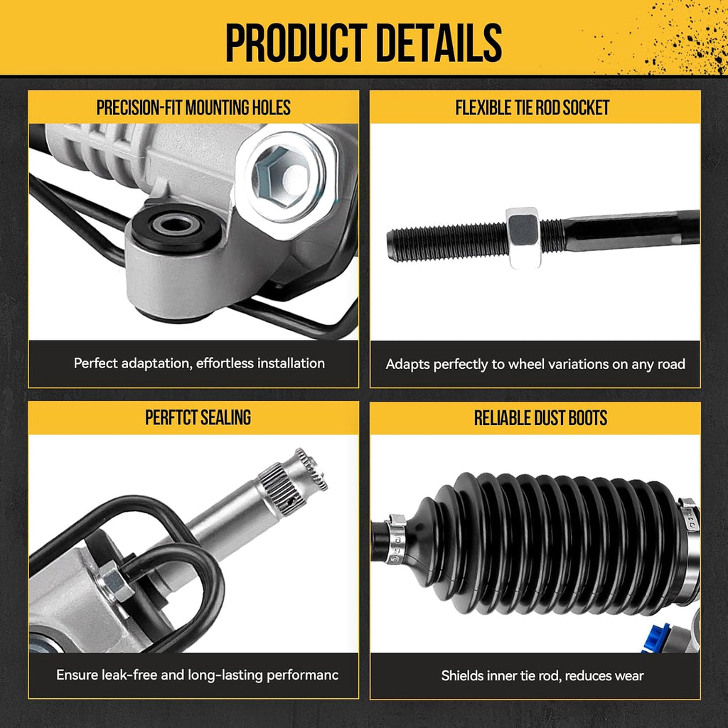 KAC Power Steering Rack, Power Steering Rack and Pinion Assembly Compatible With 2005-2009 Outback/Legacy, 2008-2009 Impreza Replace 262310