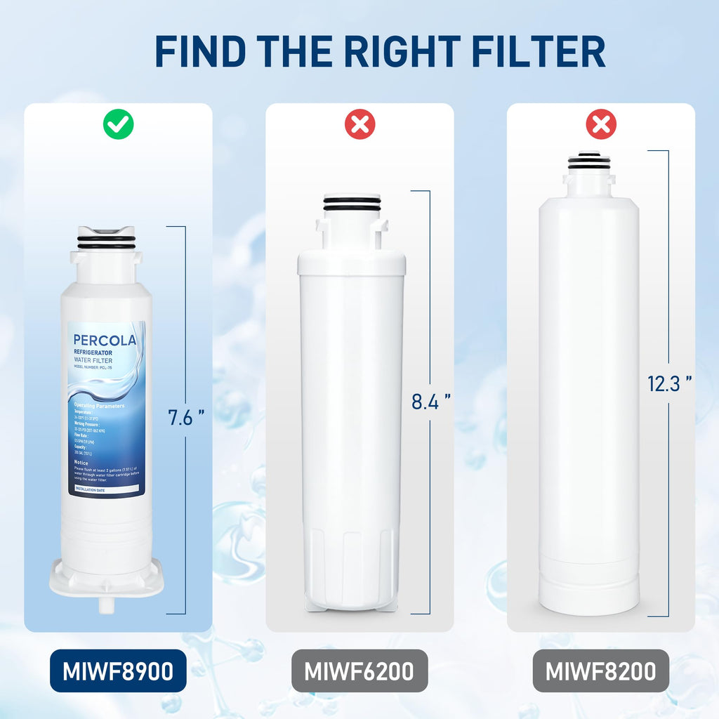 PERCOLA MIWF8900, MF-1807-R5B Water Filter, 1 Pack